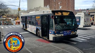 NYCT || 2015 Nova Bus LFS Diesel #8371 Bx18B Bus via the Sedgwick Loop at West 174th Street