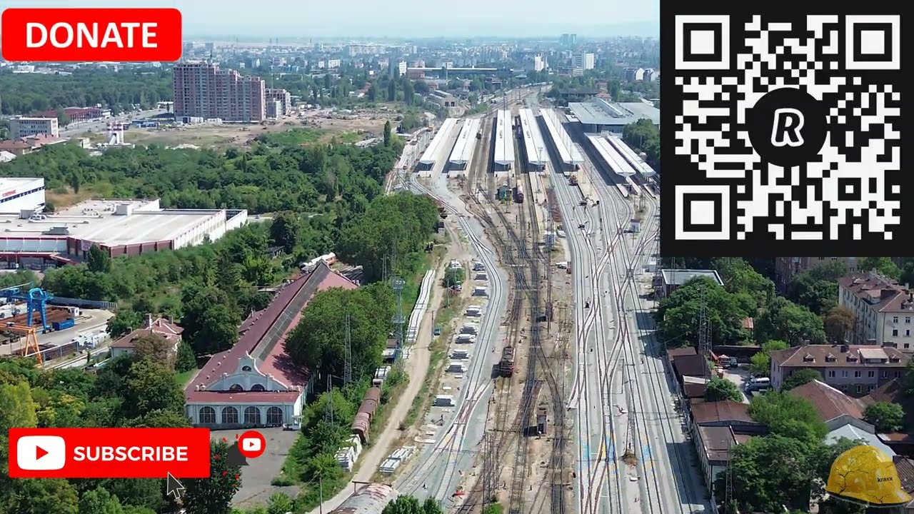 2023.08.26 - Централна гара София - ремонт на западните коловози