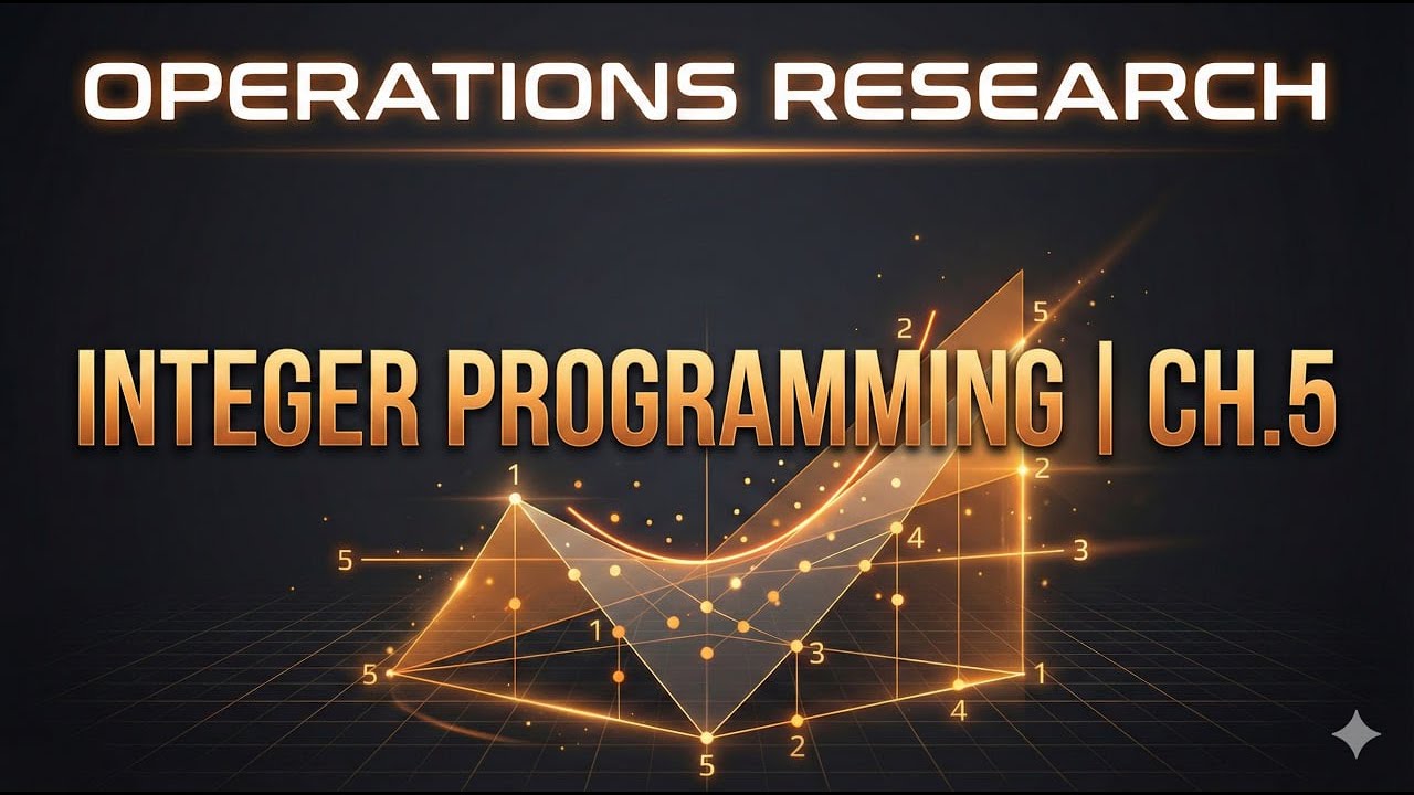 Integer Programming | Chapter 5 | بحوث العمليات - YouTube