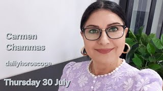 Repercussions of the full moon and Pluto in Aquarius. Thursday 30 July 2026. Consultations  
