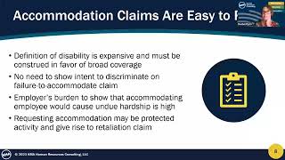 Navigating the ADA’s Reasonable Accommodation Requirements