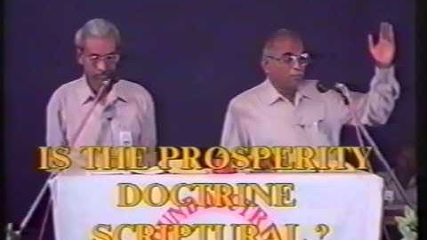 17. Is Prosperity Doctrine Scriptural - (Part - 2) Sound Doctrine - 1 - R.Stranley