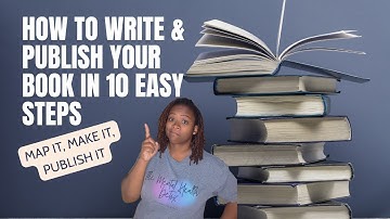 How to write and publish your book in 10 easy steps