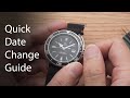 How to adjust date on a mechanical watch and what to avoid