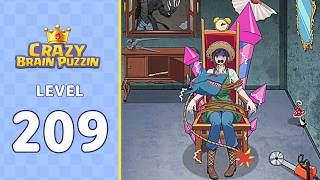 クレイジーブレインパズル レベル209 庭師を救え！ | 完全攻略＆解答集！🎯 screenshot 2