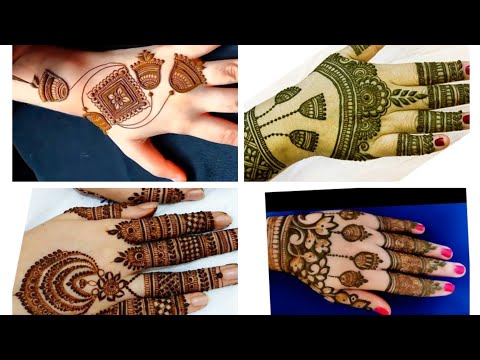 jhumka mehndi design