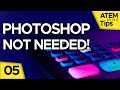 Photoshop not required! Titles, Lower Thirds Graphics for ATEM - ATEM Mini Tutorial 05