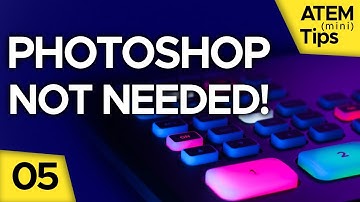 Photoshop not required! Titles, Lower Thirds Graphics for ATEM - ATEM Mini Tips 05