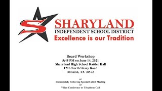Board Workshop - June 14, 2021 at 5:45 PM