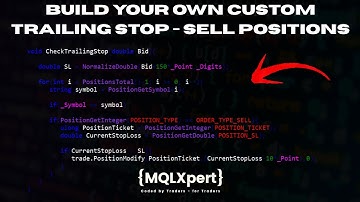 Build a Trailing Stop for Sell Trades | MT5 EA Build with MQL5