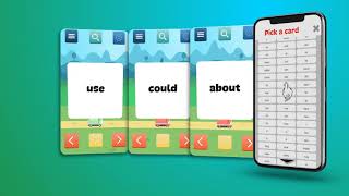 New Sight Words App - Animated Flashcards screenshot 1