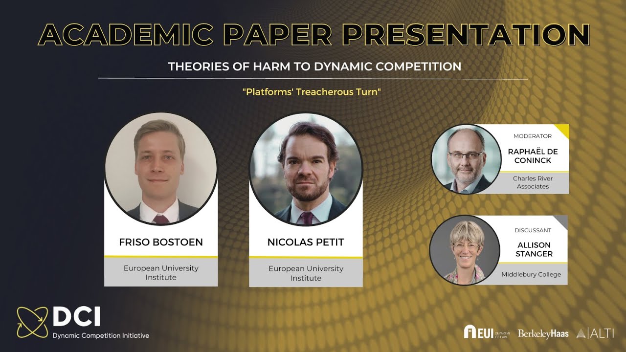 Theories of Harm to Dynamic Competition: "Platforms' Treacherous Turn"