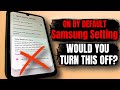 This Default Samsung Setting Shares Usage Data — You Decide If It Stays On