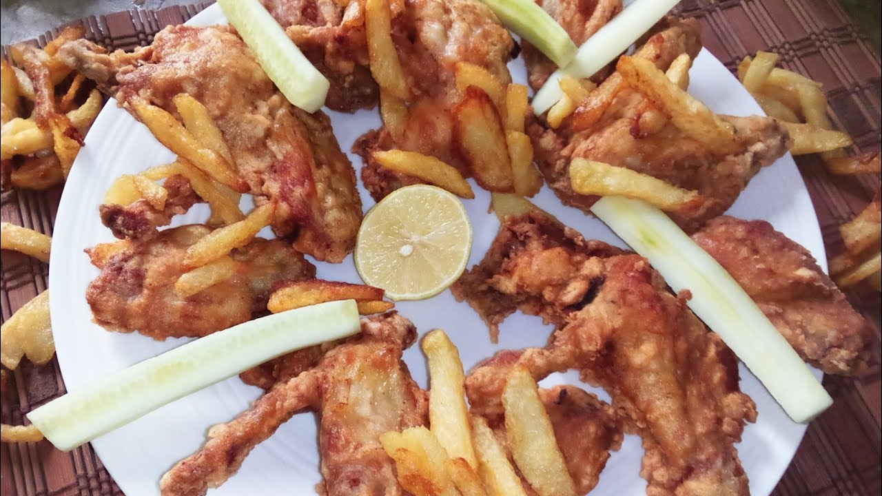 chicken wings ll fried Chicken wings recipe ll 2kg chicken wings ll mass cooking | Sana Nadeem