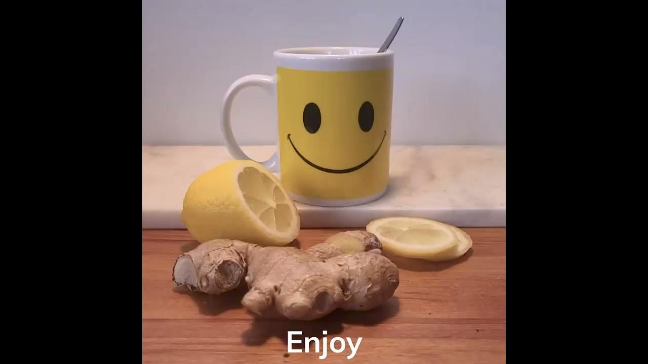 How To Make Lemon and Ginger Tea YouTube