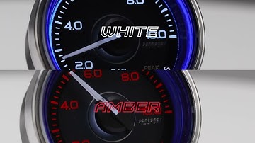 Prosprot Gauges Crystal Blue Series Performance gauges Demo Video