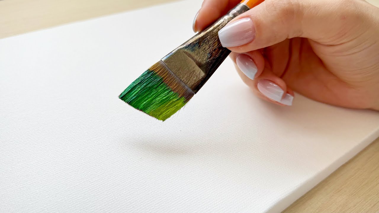 How to paint a waterfall landscape step by step? 🌊