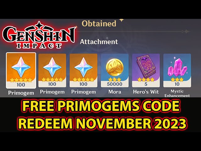 Genshin Impact Version 3.3 Livestream codes: Free Primogem, Mystic  Enhancement Ore, Hero's Wit, and Mora - The Click