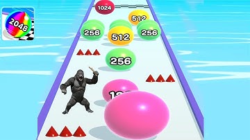 Ball Run 2048! All Levels Gameplay (132-140) android, iOS by VDS Gameplays