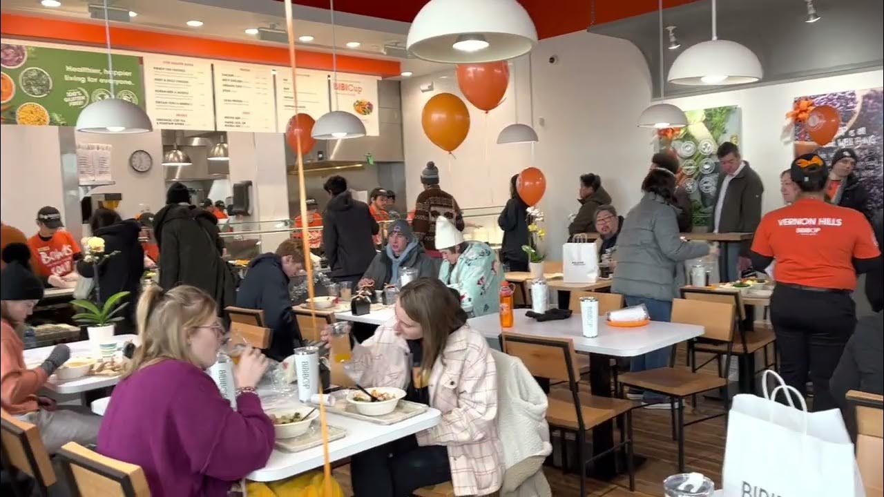 Bibibop vernon hills Grand Open YouTube