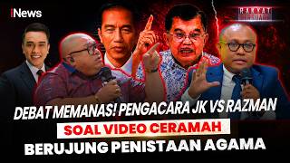 Debat Panas! Pengacara JK vs Razman soal Ceramah Berujung Penistaan Agama: Ini Keluar Substansi