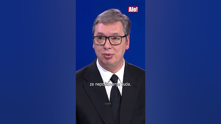 Vučić o Šešelju i optužnici