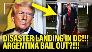 Trump has DISASTER LANDING in DC over VERY BAD NEWS