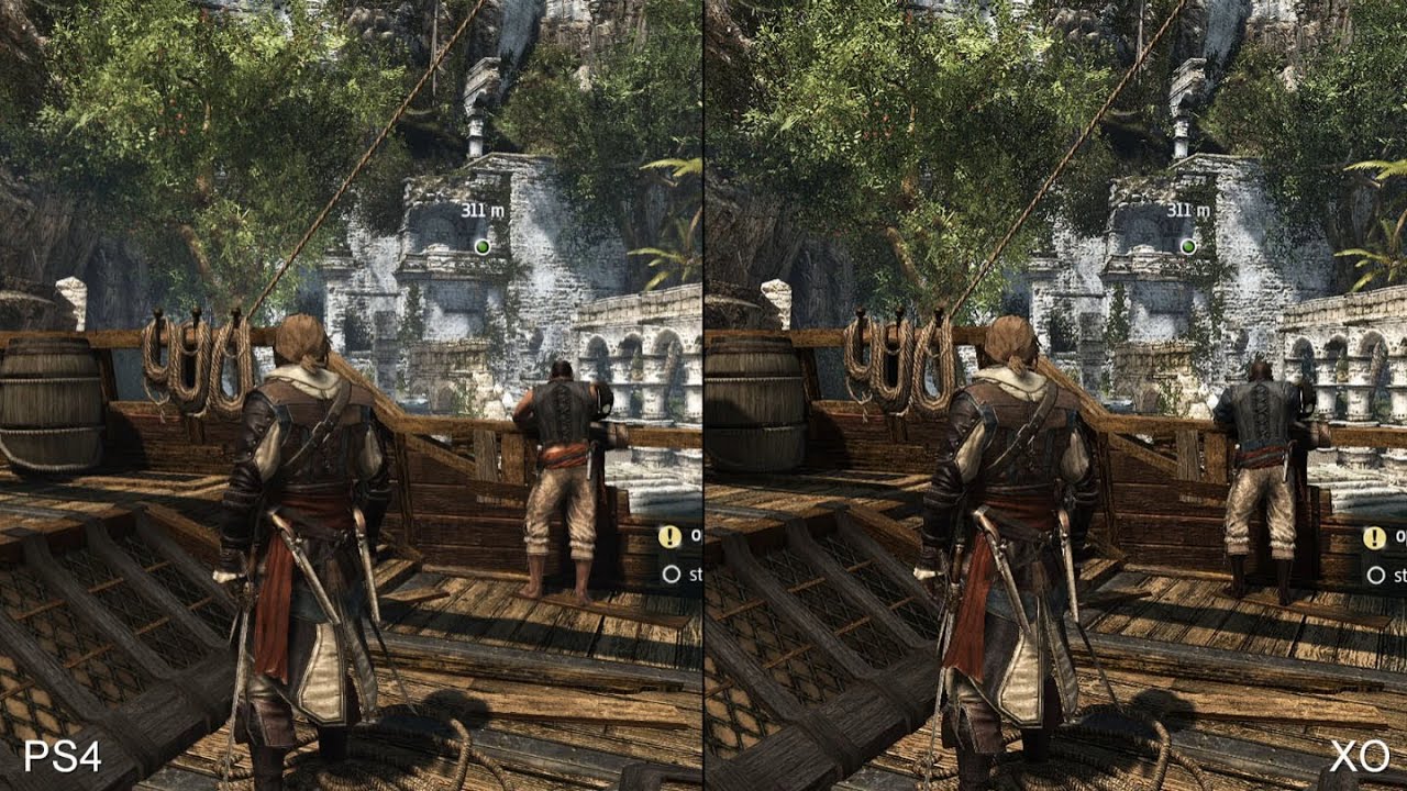 Assassin's Creed PS4 vs. Xbox One Comparison YouTube