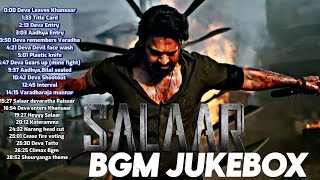 Salaar Bgm Jukebox | Prabhas | Prithvi R | Prashant N | Shruti H | Ravi B |