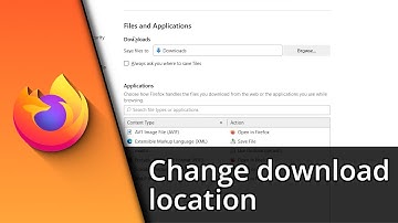 Change Firefox download location ✅ Tutorial