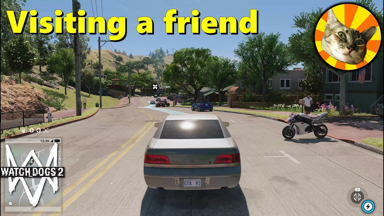 Driving to North Hill, Oakland | Watch Dogs 2 roleplay