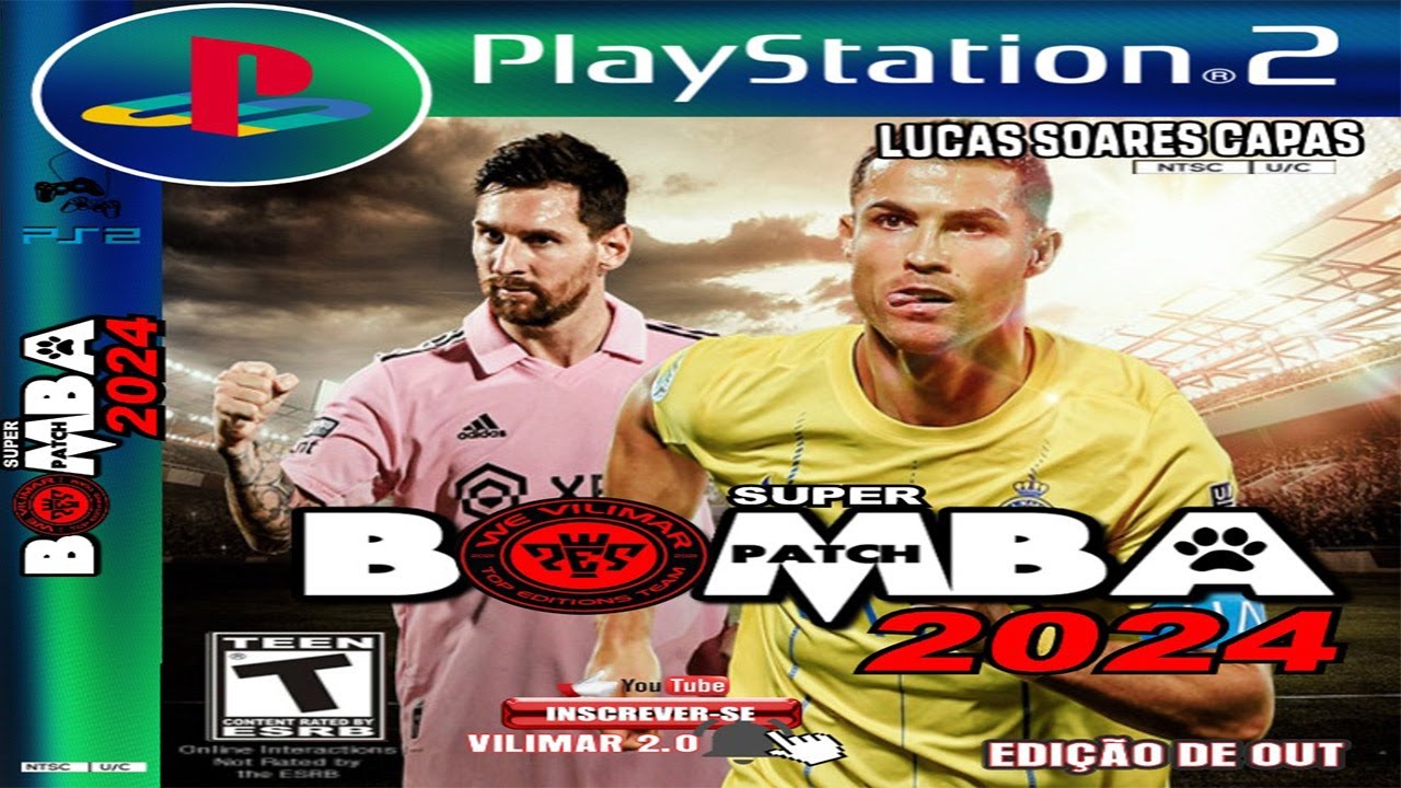 NOVO! BOMBA PATCH 2022 PS2 100% ATUALIZADO EDITOR BY VILIMAR, ▷Gostou do  vídeo?Deixe seu like e se inscreva no canal! 👉SE INSCREVA NO CANAL  NOVO- 👉PES BRAZUCAS: 85 9630 8723