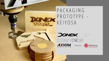 Keiyosa Button Coaster packaging with the Donek Tools Drag Knife