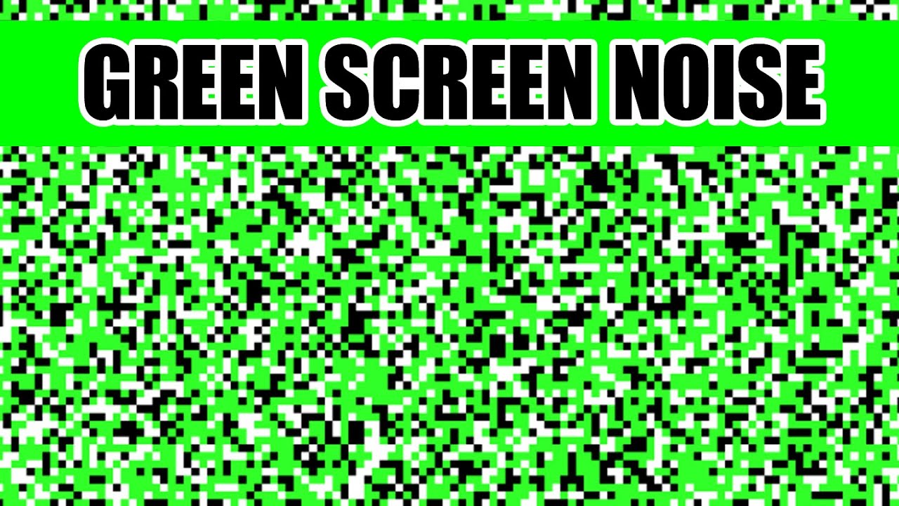 Random Entity Greenscreen Greenscreen Random Noise Video - Chroma Key footage 4K - YouTube