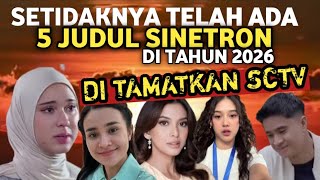 THESE ARE THE 5 SCTV SOAP OPERAS CANCELED IN 2026