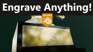Engrave Effect in Blender!