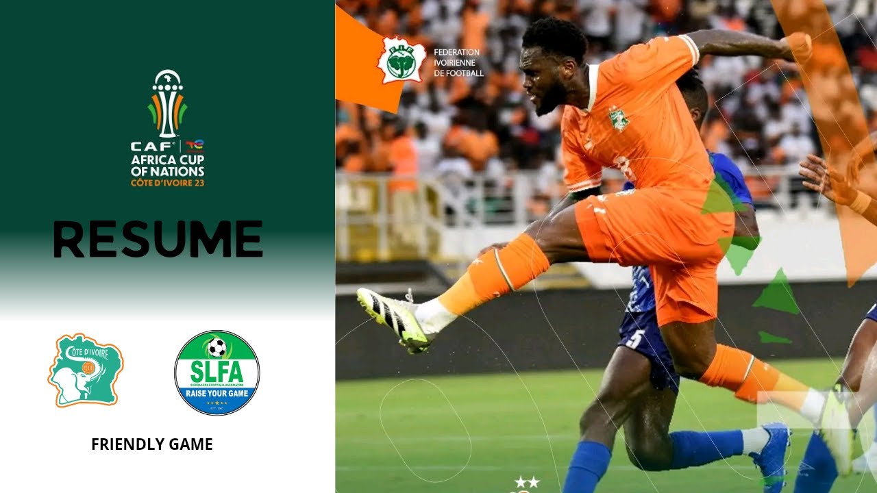 Côte d'Ivoire vs Sierra Leone international friendly highlights 2024 Ivory Coast vs Sierra