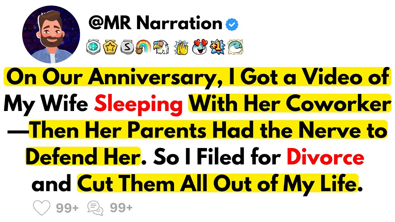 Caught Wife Cheating With Coworker on Our Anniversary—Her Parents Defended Her, So I Cut Them Off.