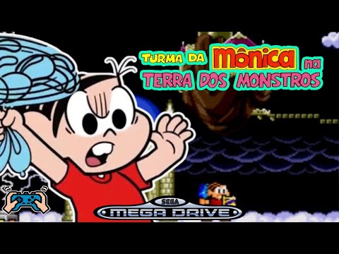 Turma da Mônica na Terra dos Monstros [Mega Drive] Gameplay Até Zerar!!!