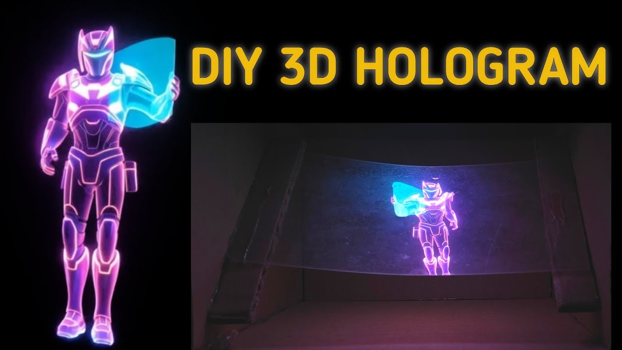 3d Hologram project for science exhibition 