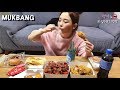 리얼먹방:) 불금엔 치쏘로 스트레스날리기 (ft.핫쏘야치킨&소주)ㅣSuper Spicy Korean Chicken & SojuㅣREAL SOUNDㅣASMR MUKBANGㅣ