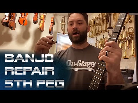 Banjo repair tip- 5 string tuner problems