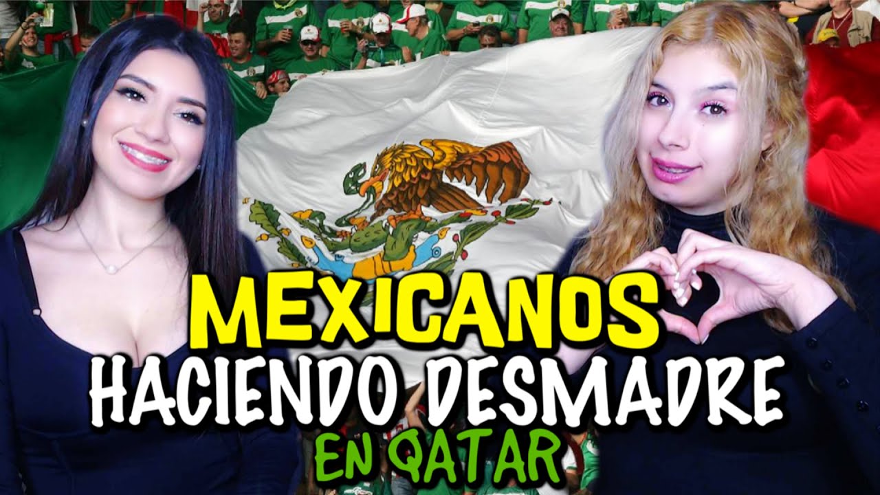 REACCIONANDO CON MI HERMANA A MEXICANOS HACIENDO DESMADRE EN QATAR