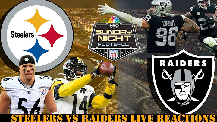 Pittsburgh Steelers vs Las Vegas Raiders week 3 | LIVE reactions