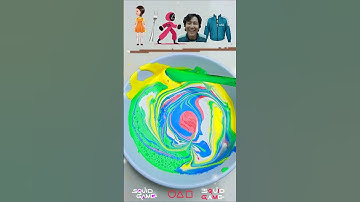 Guess the mixed color of squid game2 #satisfying #colormixing #squidgame #sprunki #sonic