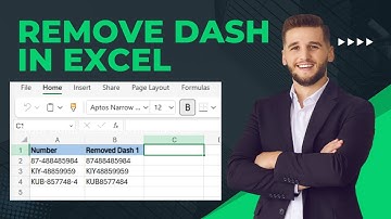 How to Remove Dashes from Excel Cells