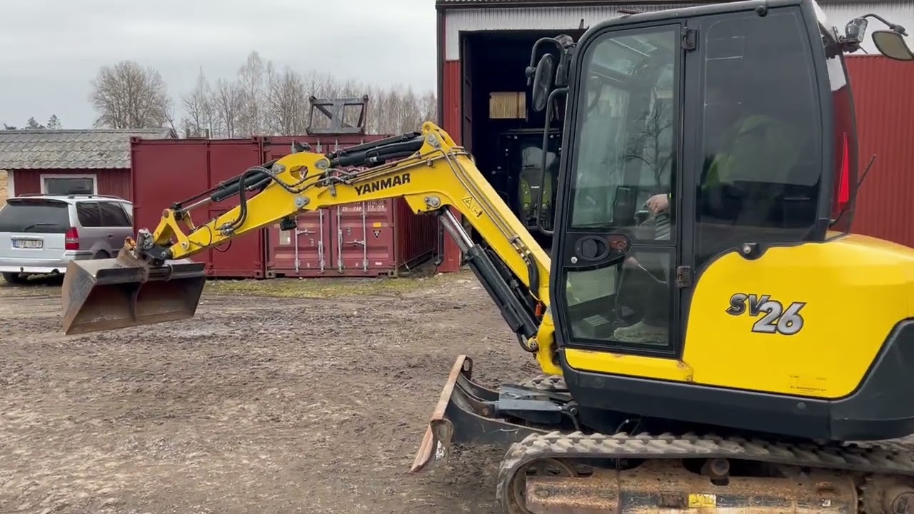 Bandgrävare Yanmar SV26