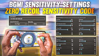 NEW UPDATE 3.1 !!🔥BEST SENSITIVITY CODE+CONTROL SETTINGS BGMI/PUBG MOBILE | BGMI AFTER UPDATE 3.1