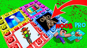 NOOB vs PRO vs HACKER vs GOD : PORTAL TO SCARY HEADS CHALLENGE in MINECRAFT ! AMV SHORT Animation