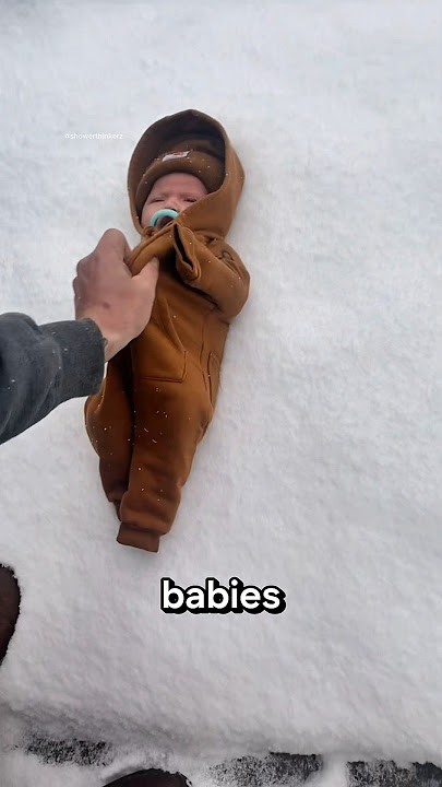 Why Babies Sleep Outside in Winter⁉️😱